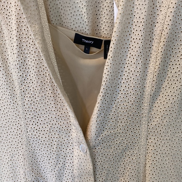 Theory Nova Eyelet dress sz Large NWT - Picture 5 of 6